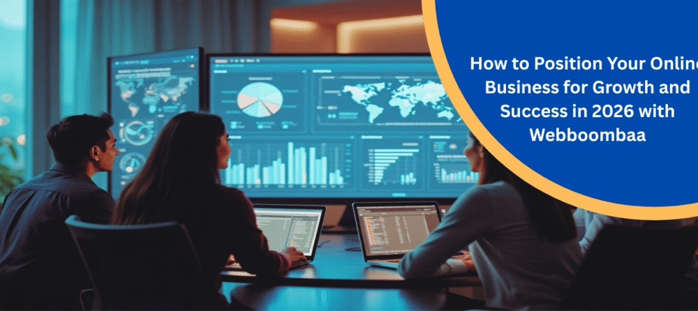 How to Position Your Online Business for Growth and Success in 2026 with Webboombaa